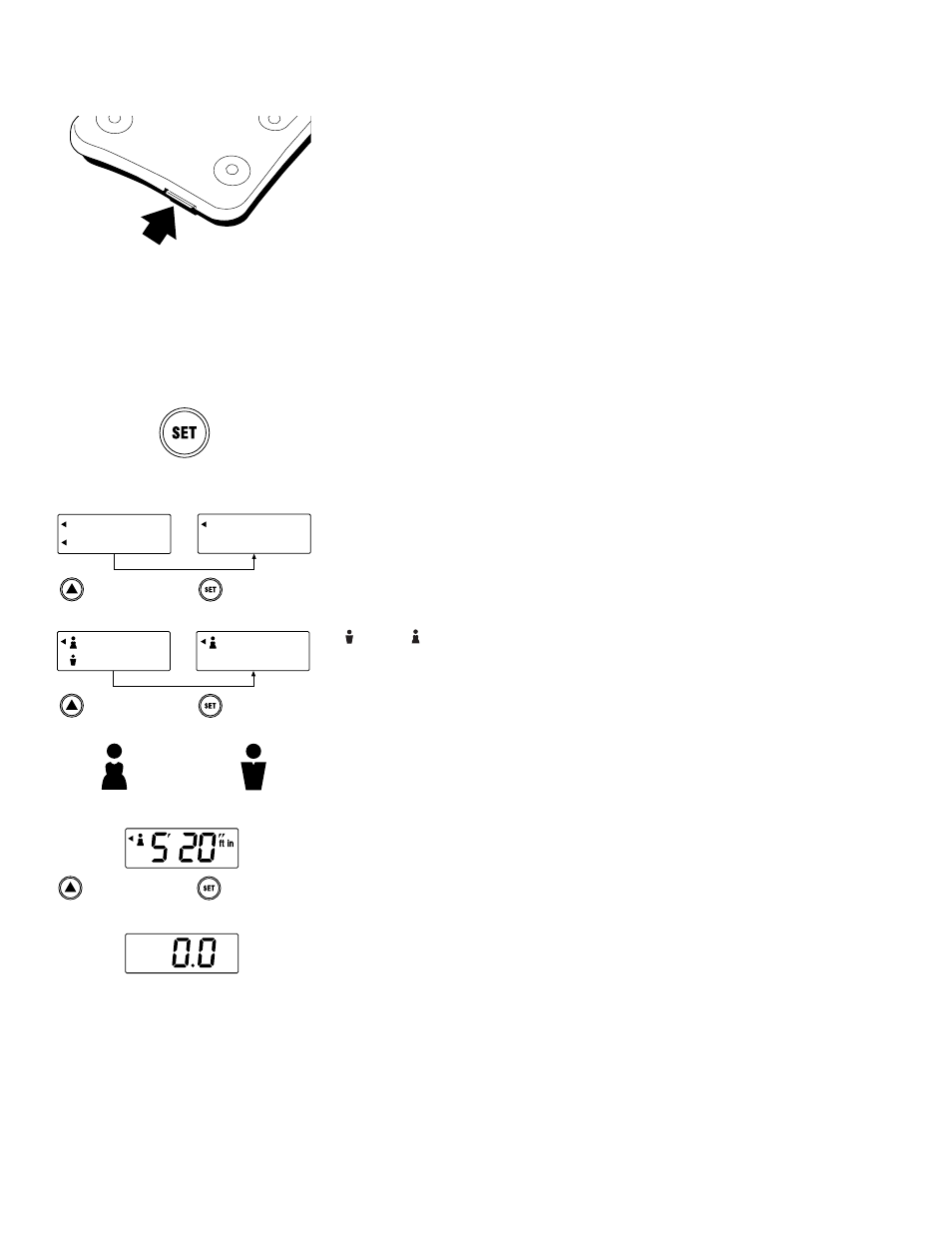 How to use the ultimatescale, For weight only | Tanita 2001 User Manual | Page 6 / 11