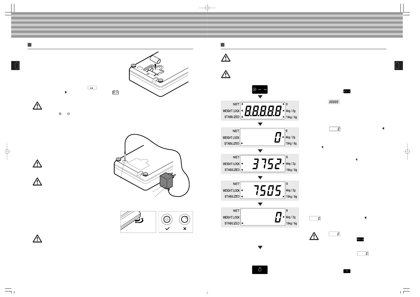 Instructions d’utilisation, Avant l’utilisation | Tanita TL-150MA User Manual | Page 17 / 37