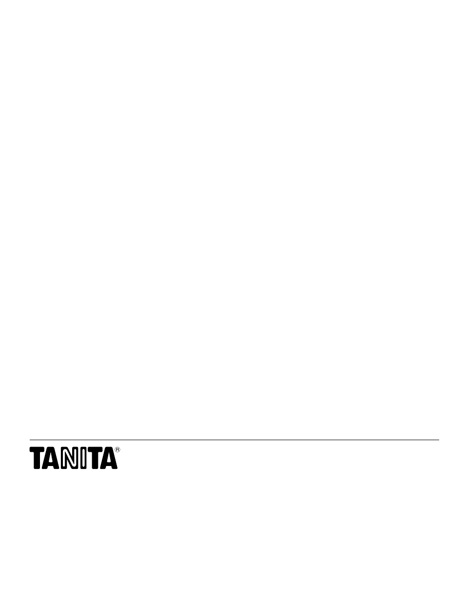 Tanita TBF-604 User Manual | Page 12 / 12