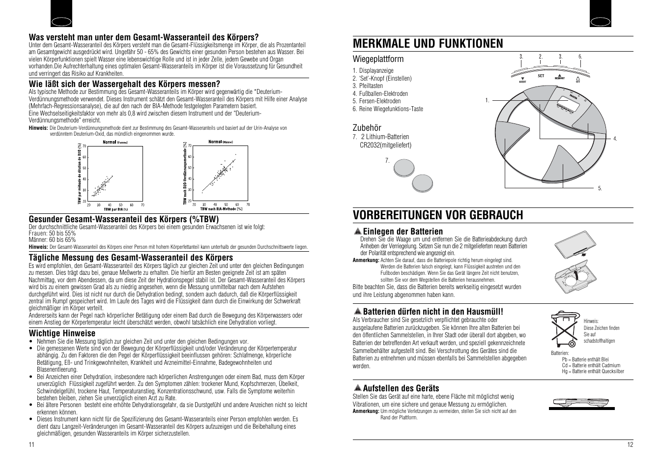 Tanita UM-030 User Manual | Page 8 / 30