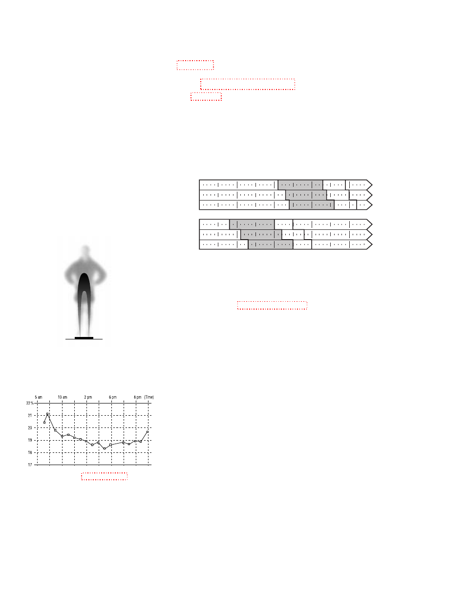 Principles of estimating body fat percentage, What is body fat percentage, The bia method | Body fat percentage fluctuations in a day | Tanita BF-541 User Manual | Page 4 / 11