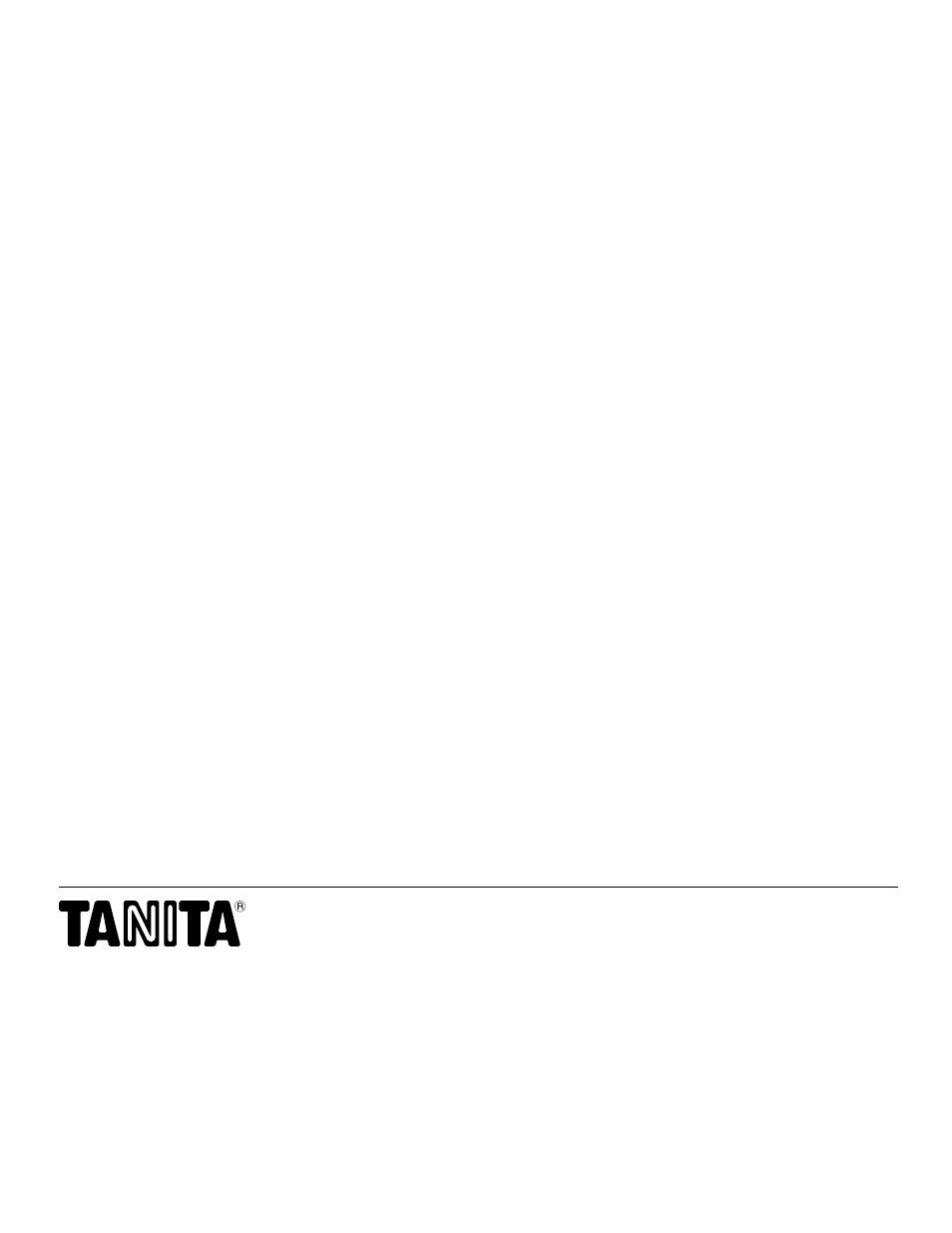Tanita TBF-531 User Manual | Page 13 / 13