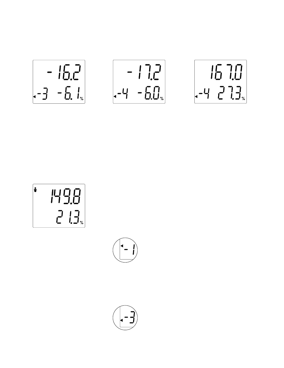 Viewing the actual reading, Comparing current data with stored data by month | Tanita TBF-560 User Manual | Page 16 / 23