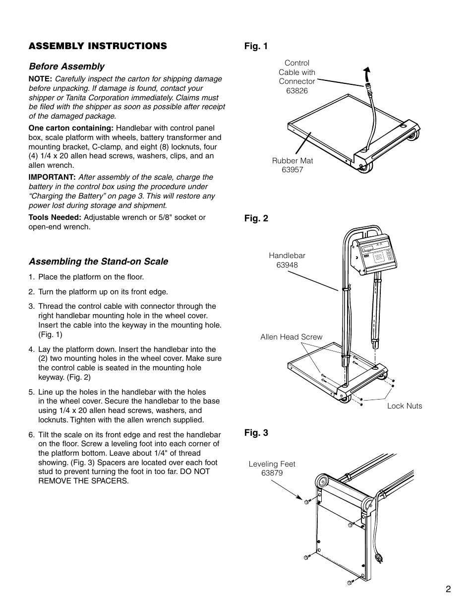 Tanita 3500 User Manual | Page 3 / 8