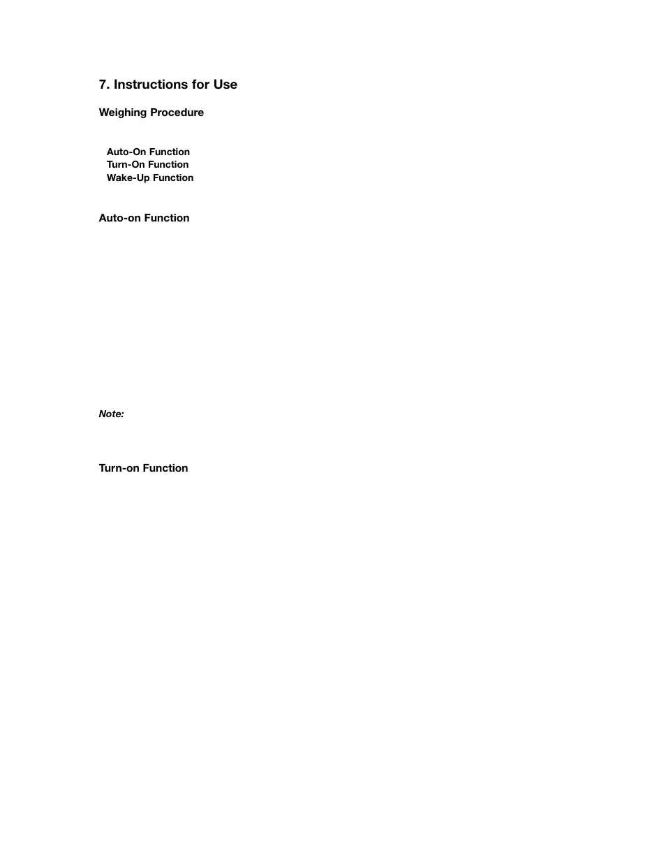 Instructions for use | Tanita WB-300 User Manual | Page 8 / 14