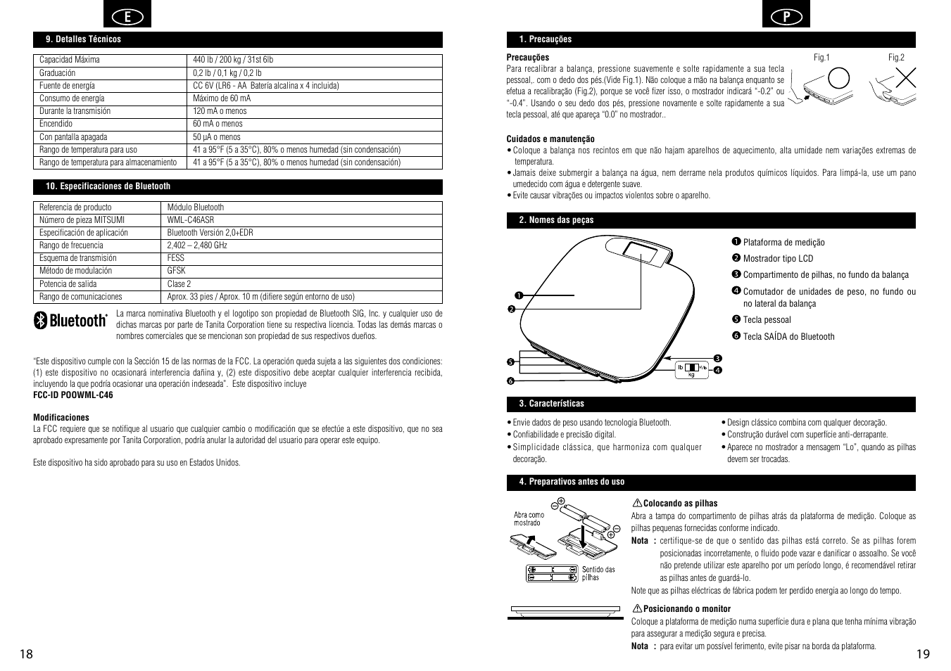 Tanita HD-351BT User Manual | Page 11 / 15