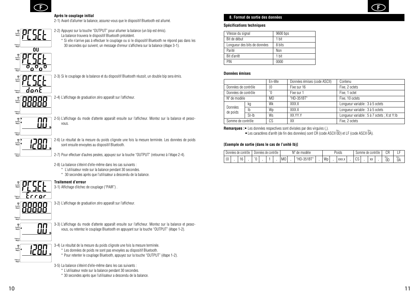 Tanita HD-351BT User Manual | Page 7 / 15