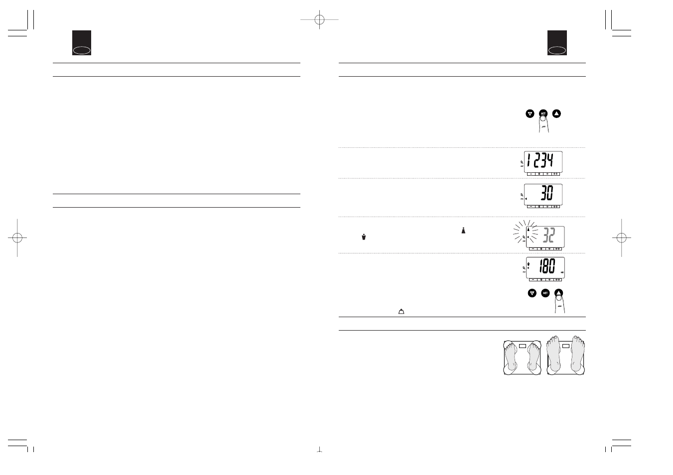 Nützliche funktionen automatisches abschalten | Tanita BF-574 User Manual | Page 8 / 24