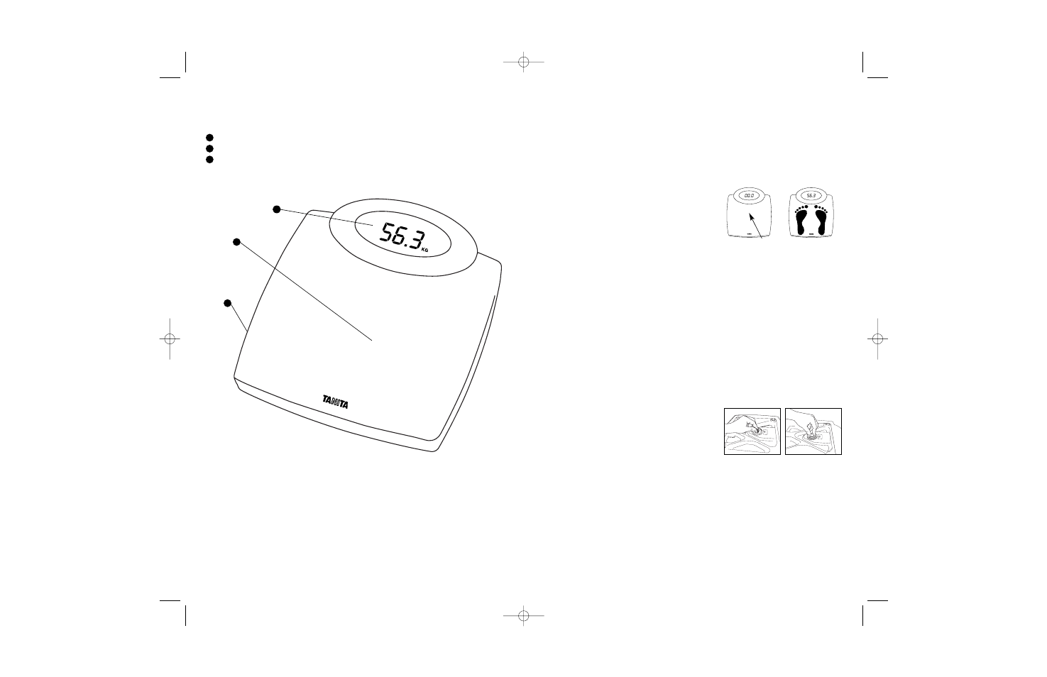 Mode d’emploi | Tanita HD-327 User Manual | Page 5 / 9