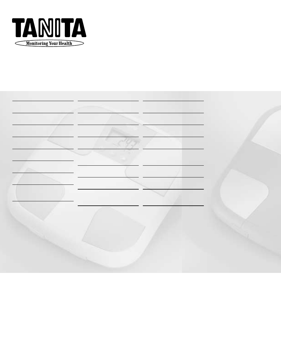 Tanita BF-625 User Manual | Page 13 / 13