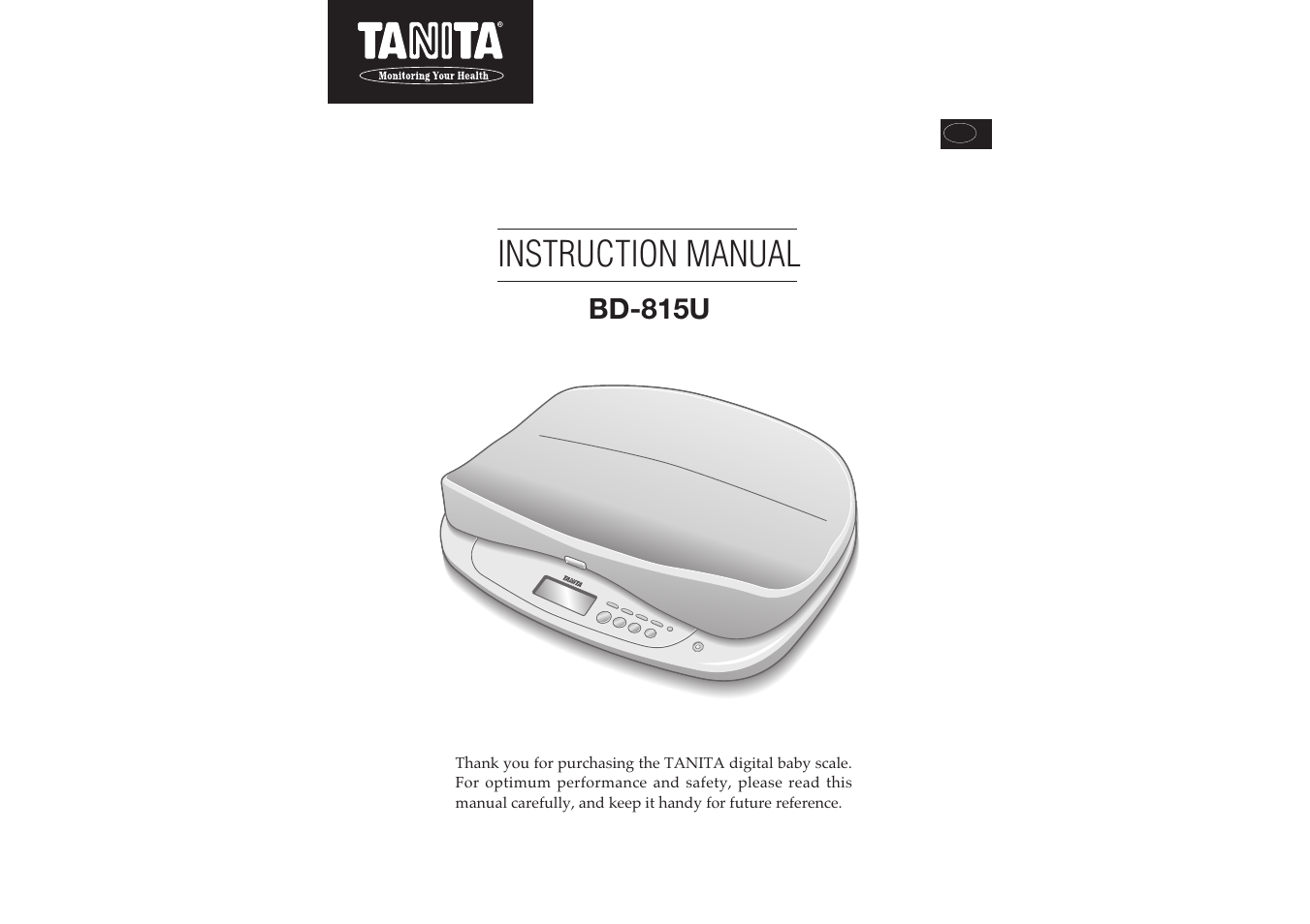 Tanita BD-815U User Manual | 15 pages