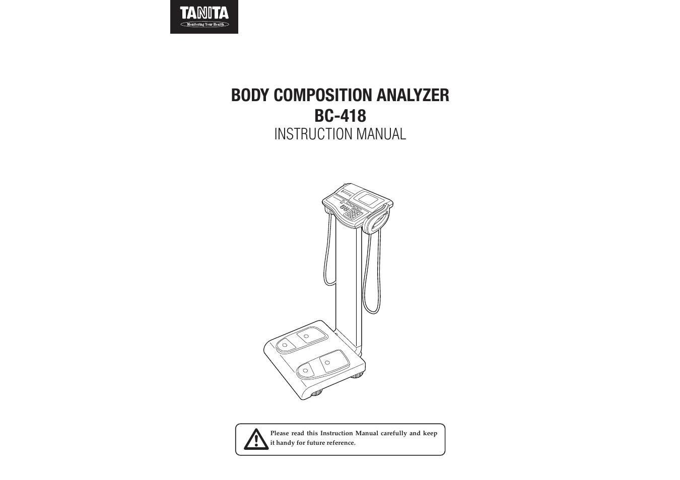 Tanita BC-41 User Manual | 23 pages