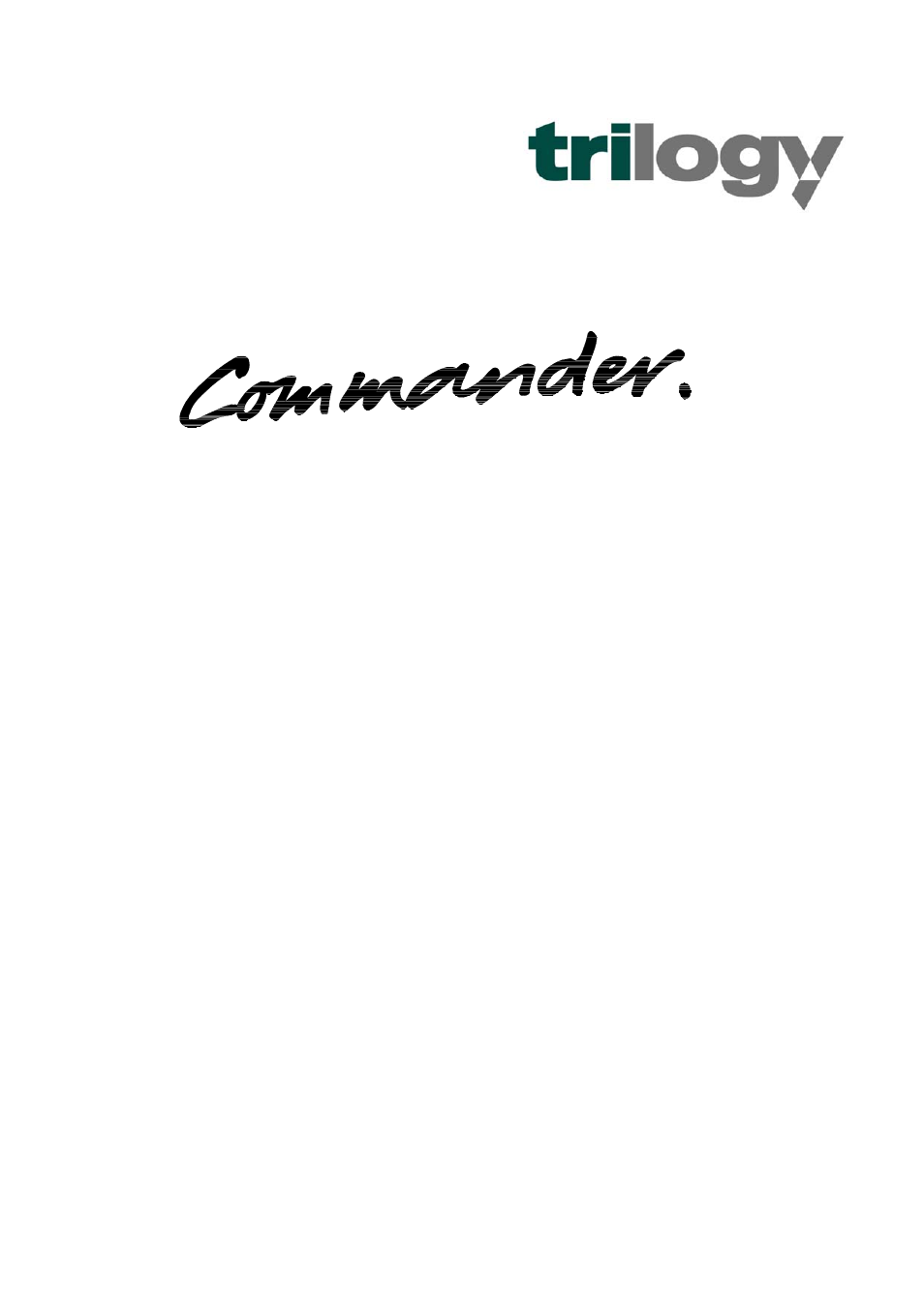 Trilogy Touch Technology Trilogy Commander Digital Intercom 9 User Manual | 81 pages