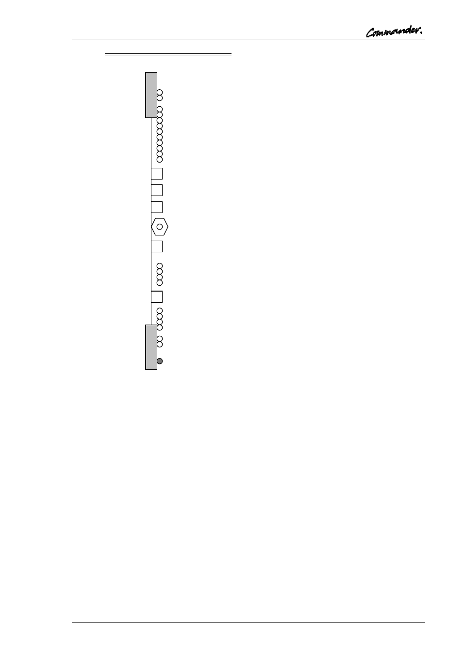 1 500-10 switches and indicators, Ction 3.4.5.1 | Trilogy Touch Technology Trilogy Commander Digital Intercom 9 User Manual | Page 27 / 81