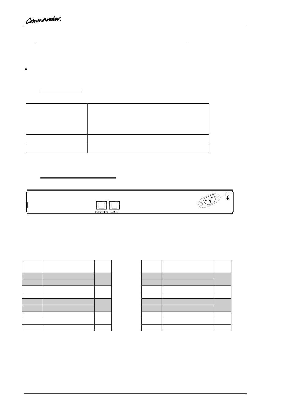 6 500-43-50 12 way rotary encoder expansion panel, 1 specification, 2 rear connector layout | Trilogy Touch Technology Trilogy Commander Digital Intercom 9 User Manual | Page 42 / 81