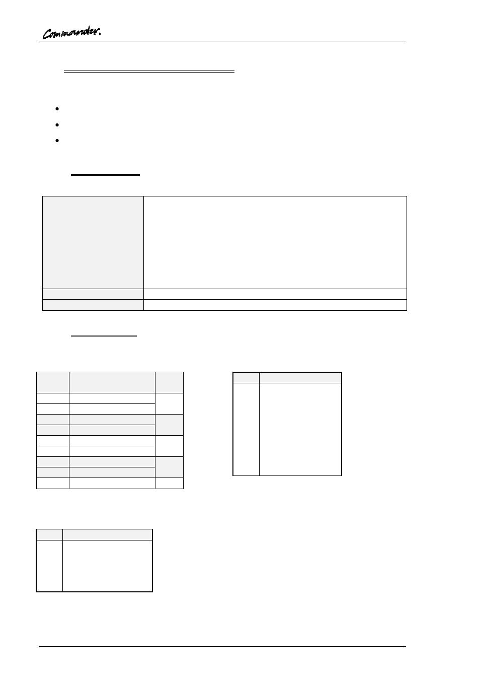 10 500-33-00 / 500-45-00 / 500-46-00 range, 1 specification, 2 connections | Trilogy Touch Technology Trilogy Commander Digital Intercom 9 User Manual | Page 48 / 81