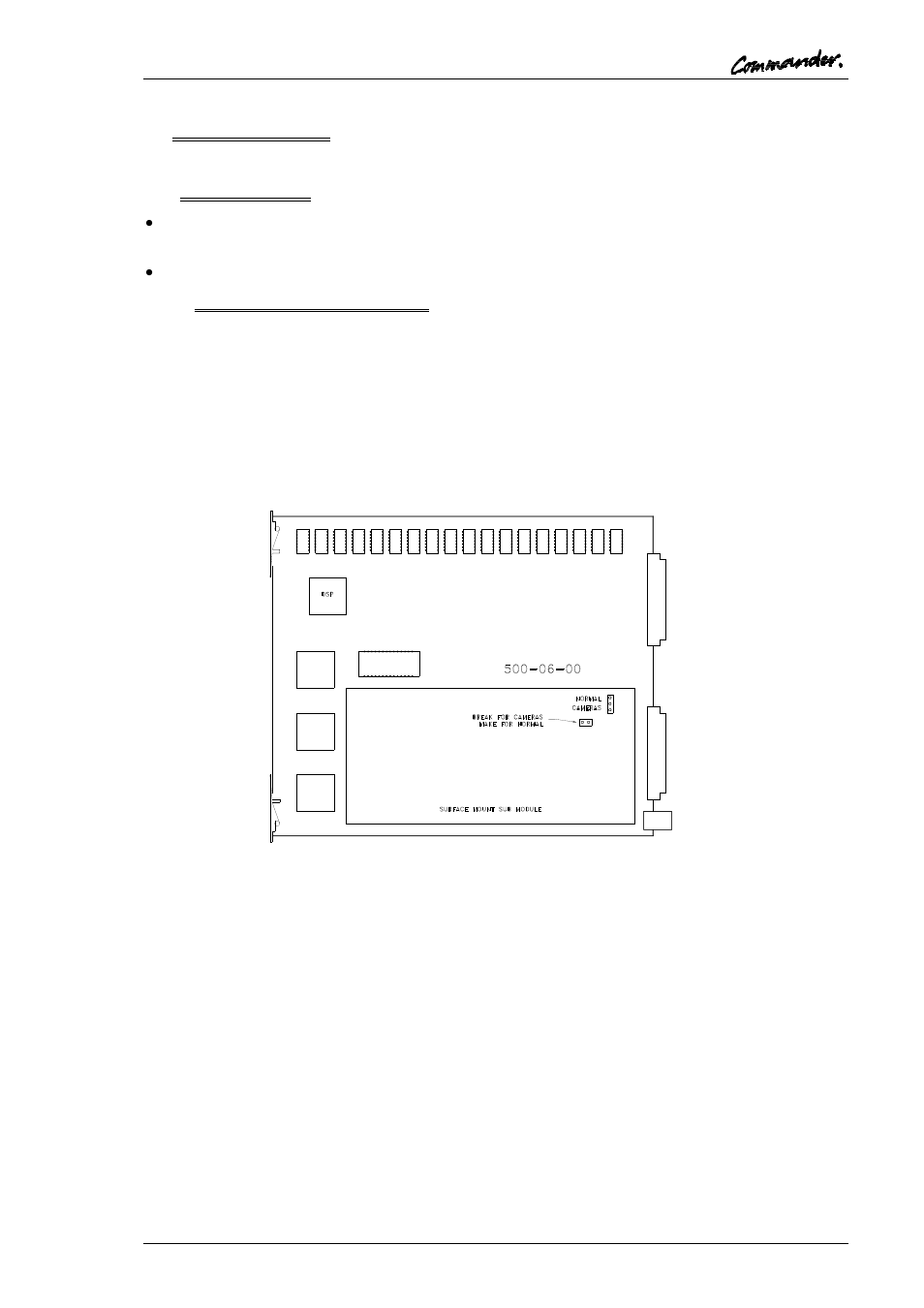 Legacy hardware, 1 matrix cards, 1 gain setting on 500-06-00 | Dware | Trilogy Touch Technology Trilogy Commander Digital Intercom 9 User Manual | Page 61 / 81