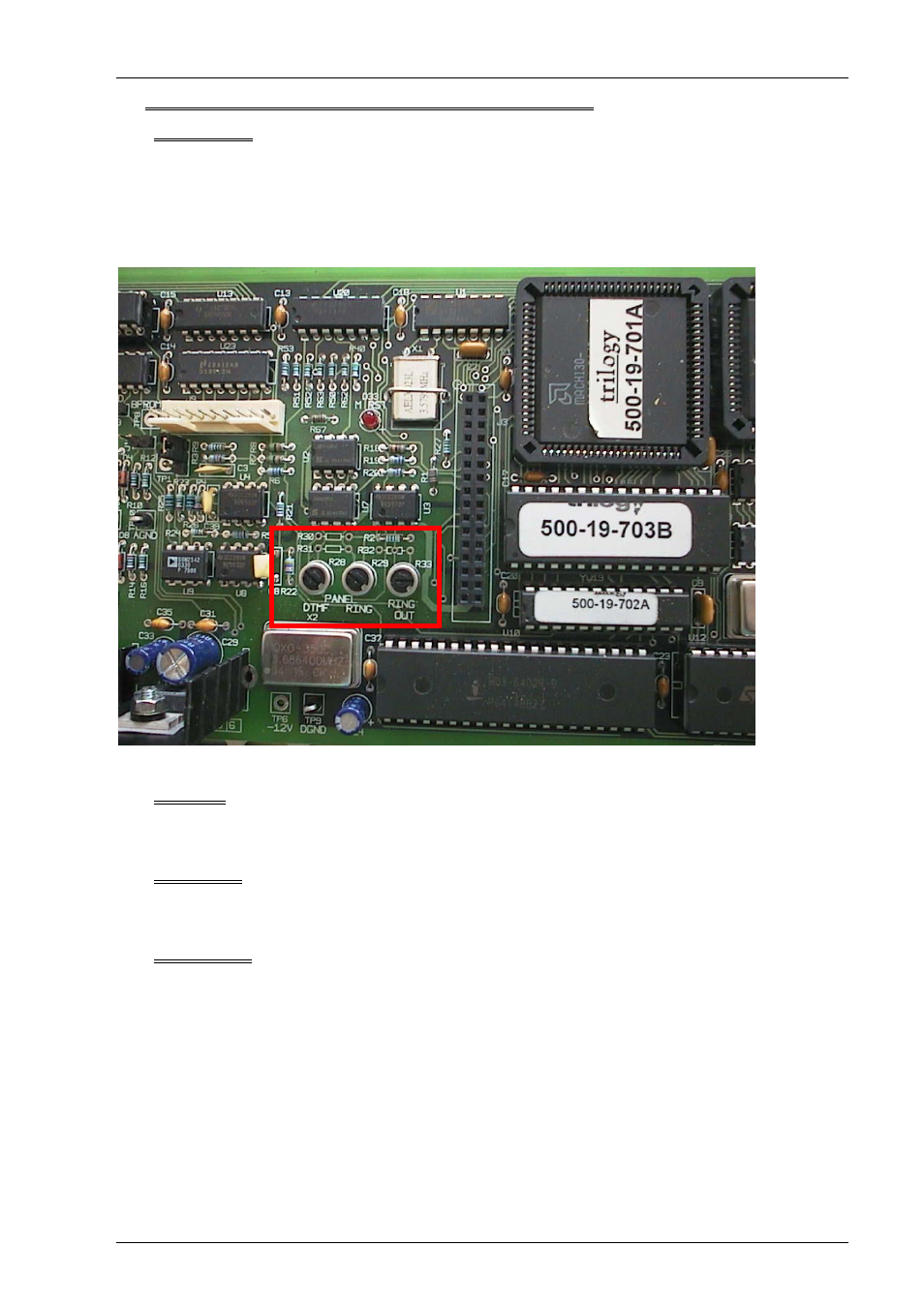 500-19-00 telephone interface card set-up, 1 introduction, 2 ring out | 3 panel ring, 4 panel dtmf, Set-up | Trilogy Touch Technology 500-19-54 User Manual | Page 19 / 19