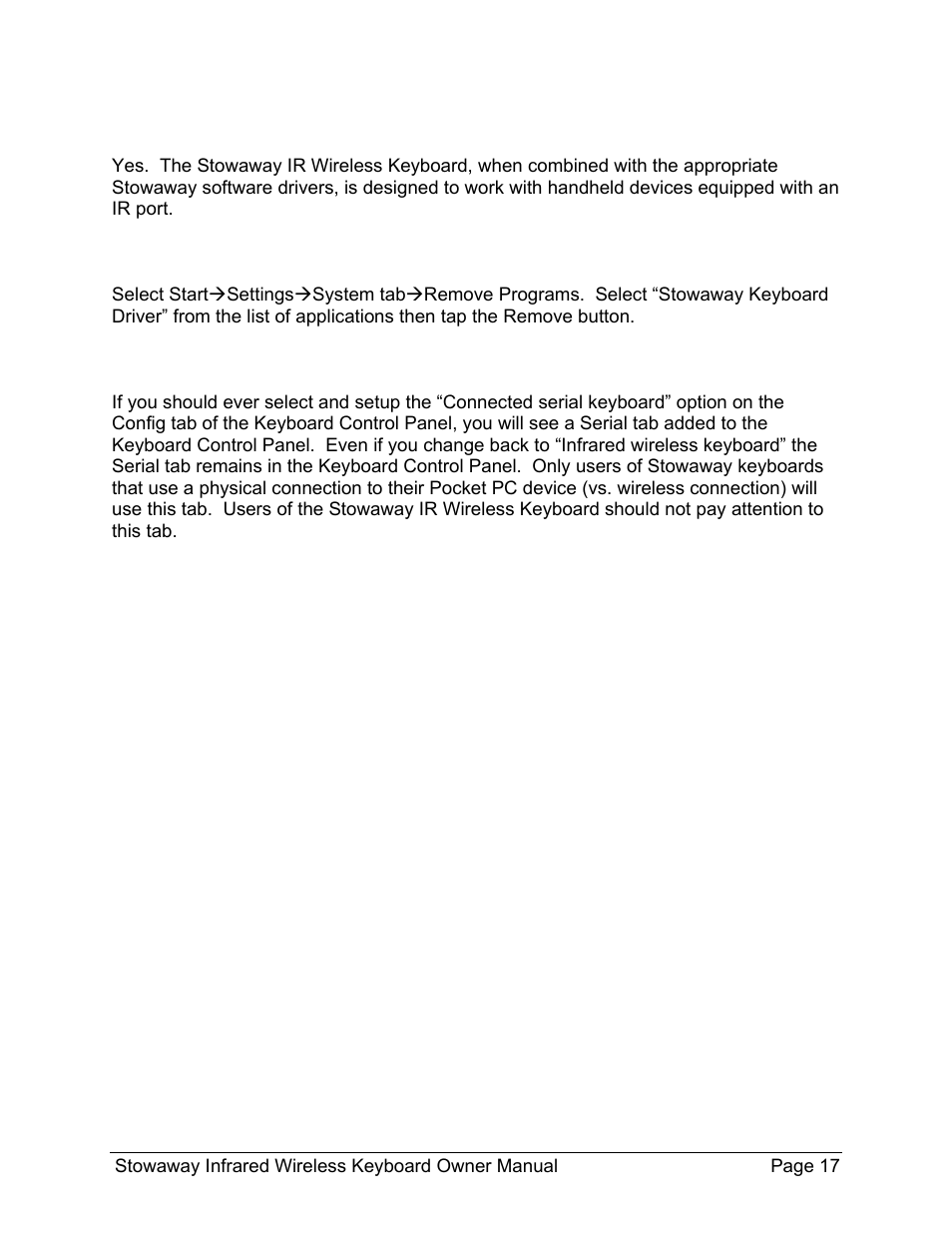 Think Outside Stowaway 101797E User Manual | Page 17 / 18