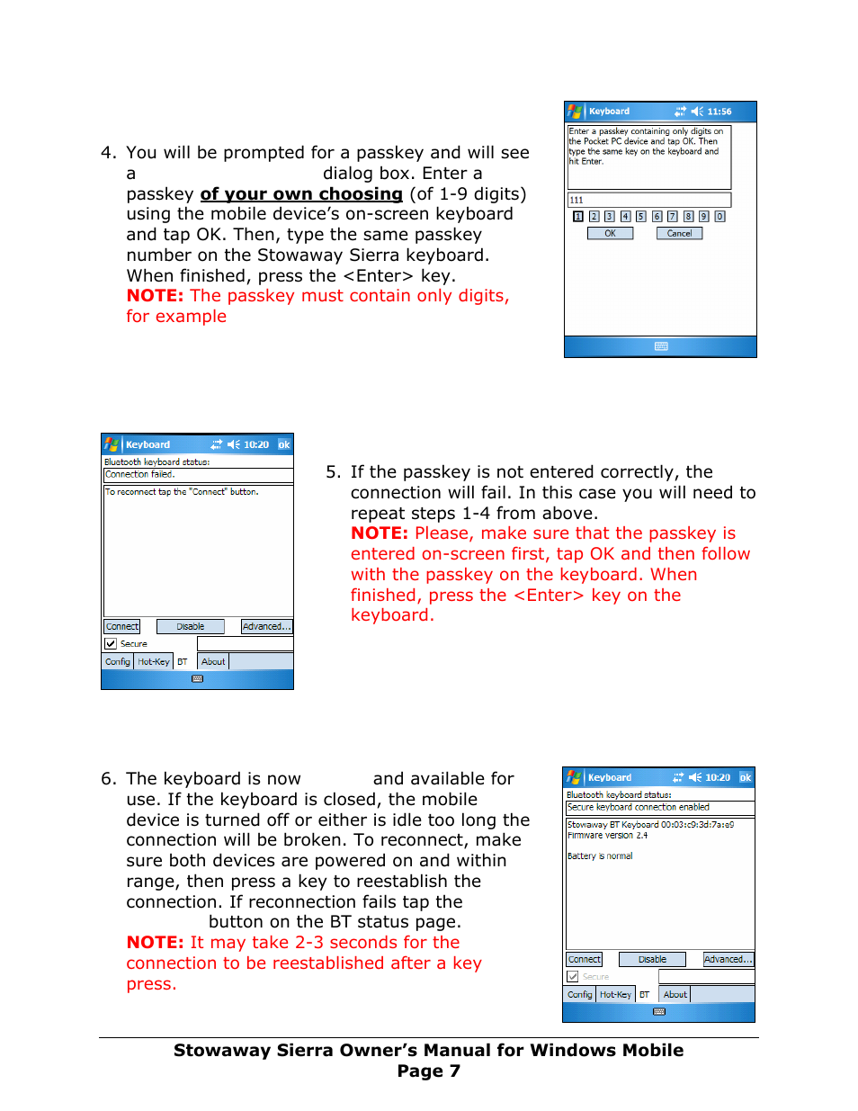 Think Outside Sierra Keyboard User Manual | Page 7 / 37