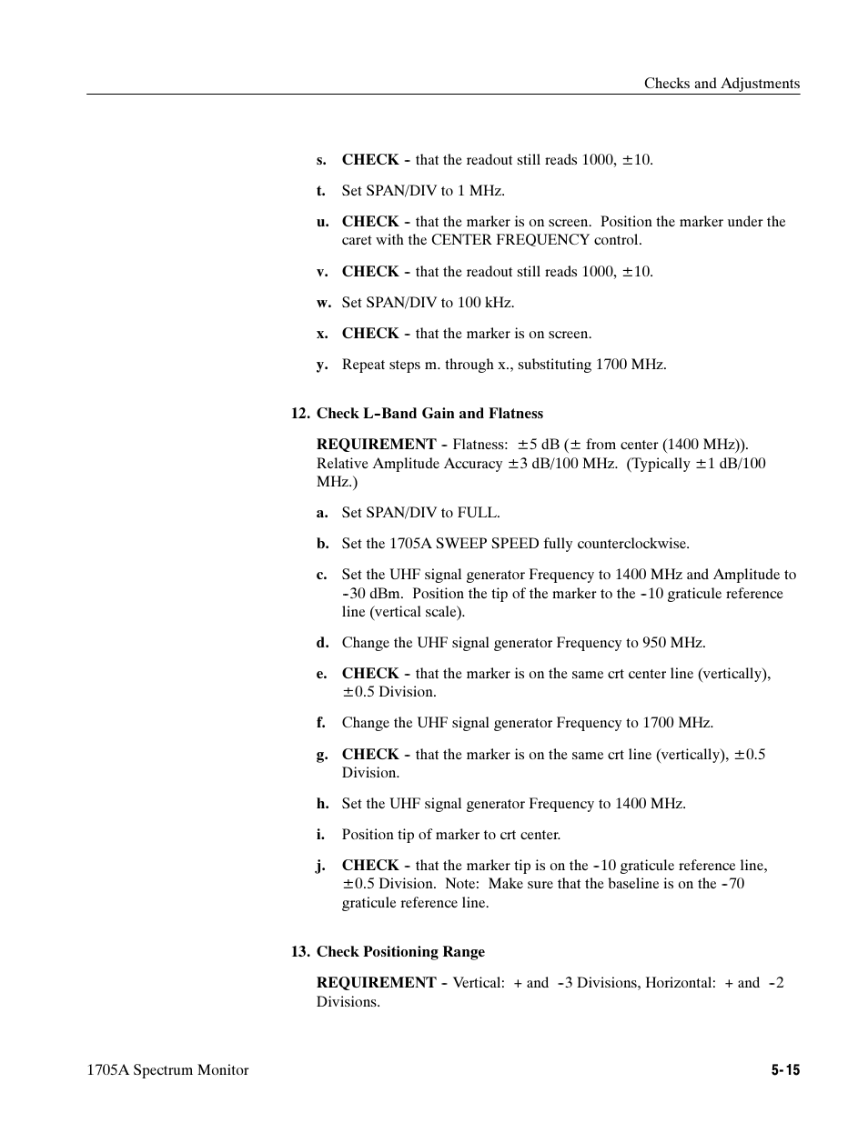 Tektronix 1705A User Manual | Page 110 / 223