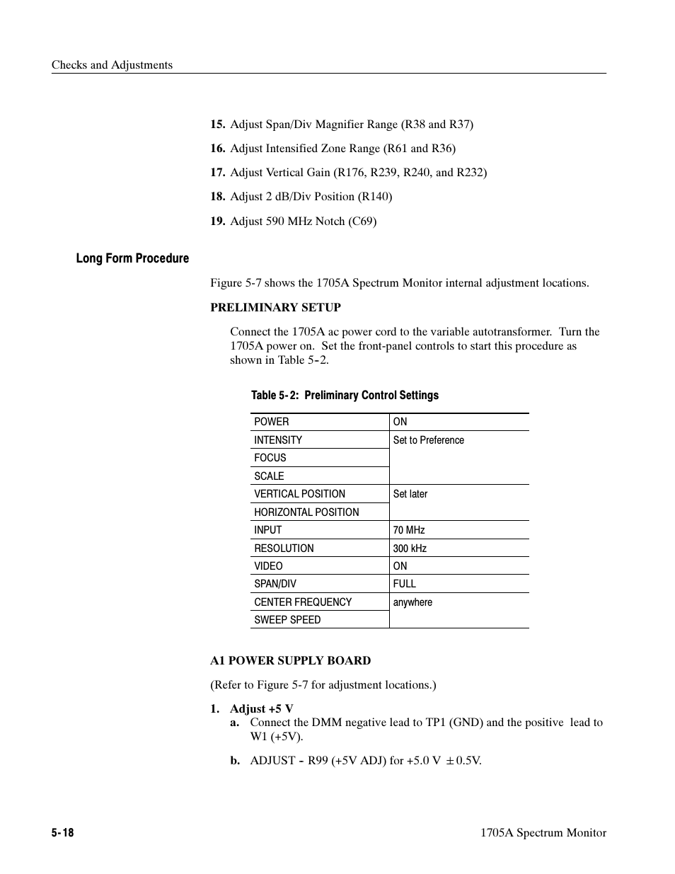 Tektronix 1705A User Manual | Page 113 / 223