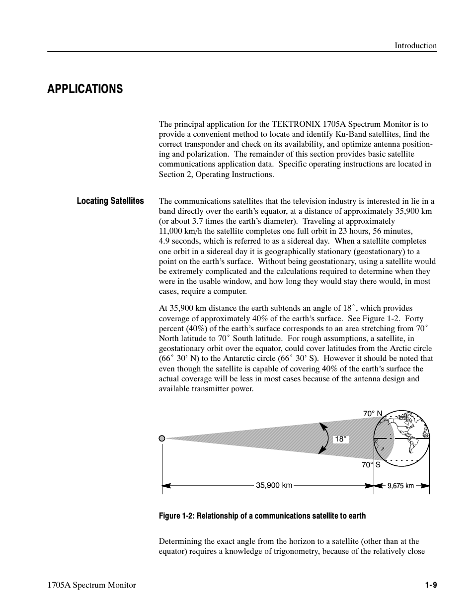 Applications | Tektronix 1705A User Manual | Page 28 / 223