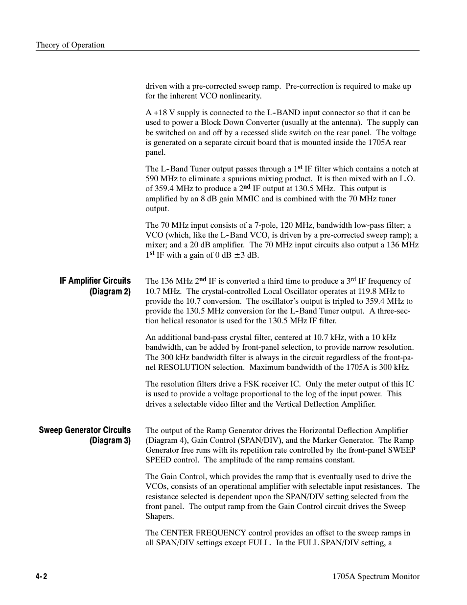 Tektronix 1705A User Manual | Page 75 / 223