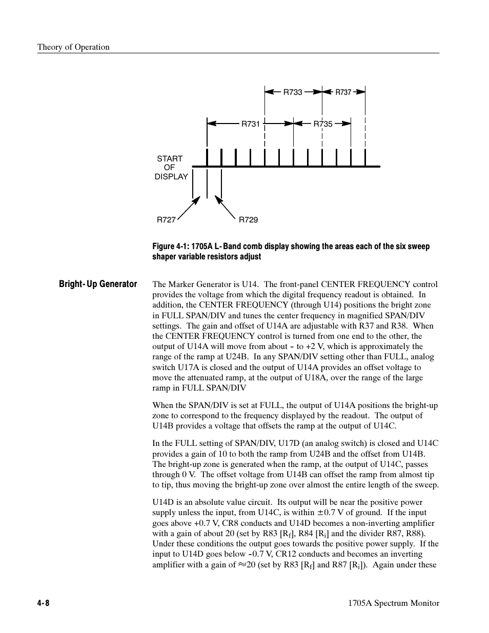 Tektronix 1705A User Manual | Page 81 / 223