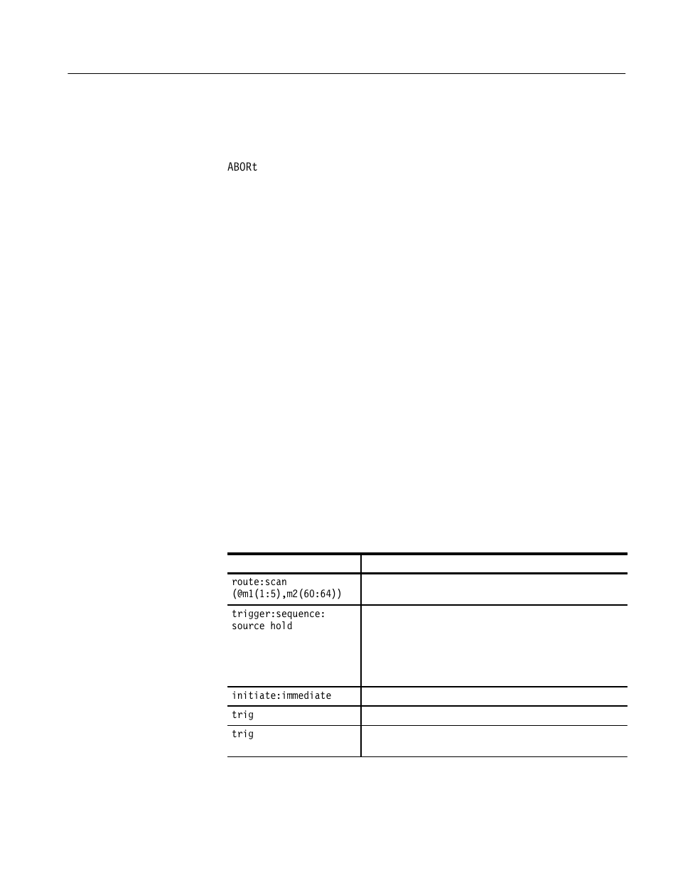 Abort | Tektronix 070-9180-01 User Manual | Page 41 / 124