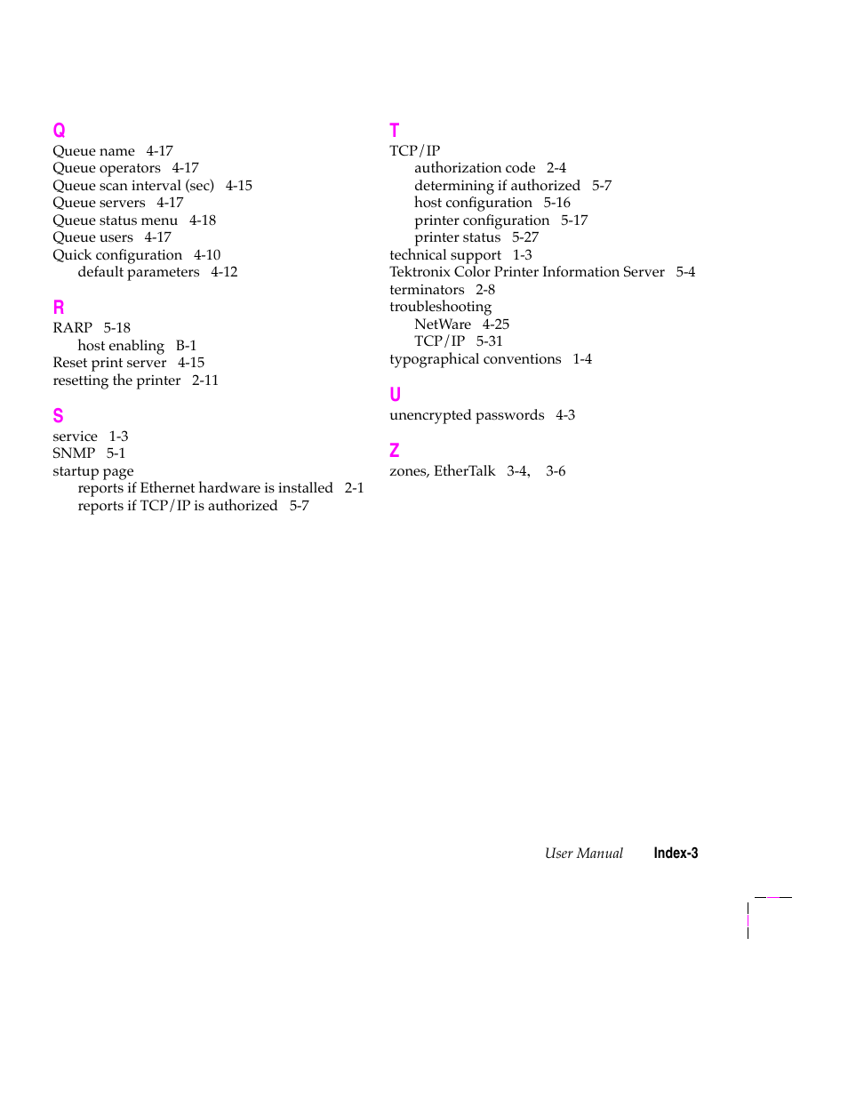 Tektronix 200 Series User Manual | Page 111 / 112