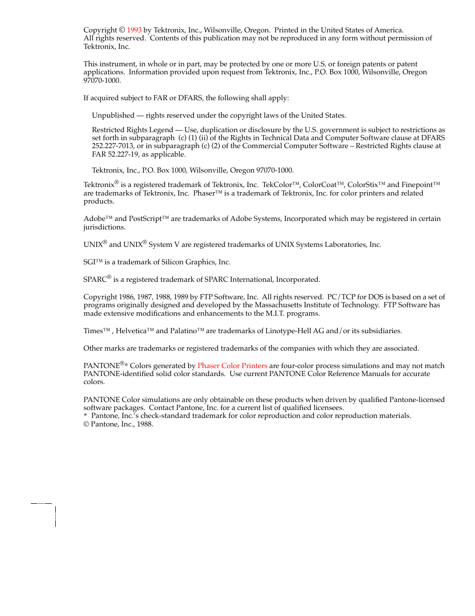 Tektronix 200 Series User Manual | Page 2 / 112