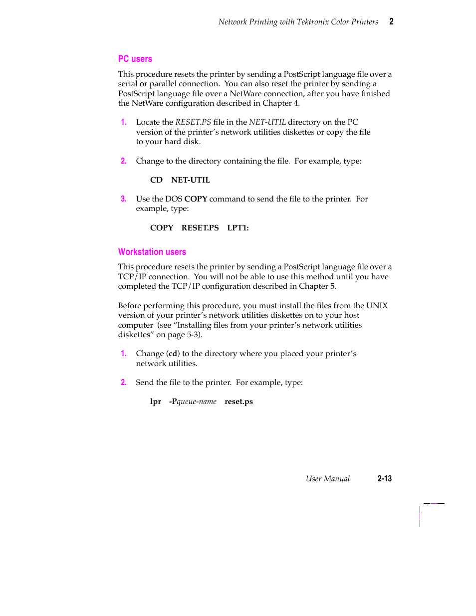 Tektronix 200 Series User Manual | Page 25 / 112