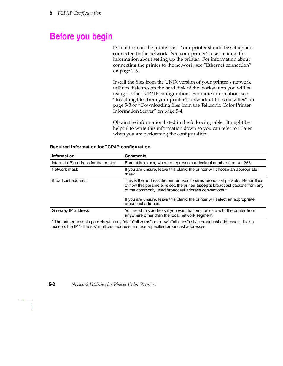 Before you begin | Tektronix 200 Series User Manual | Page 66 / 112