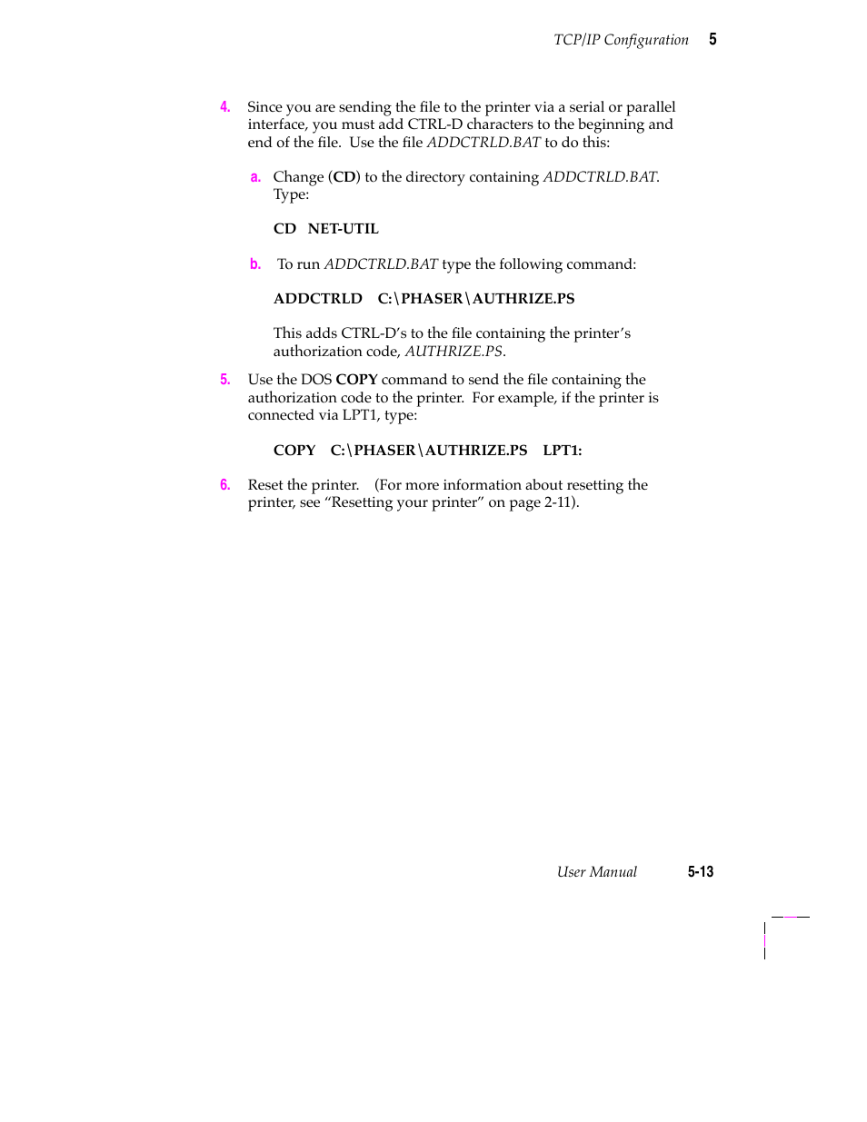 Appsocket (tcp sockets) 5-26 | Tektronix 200 Series User Manual | Page 77 / 112