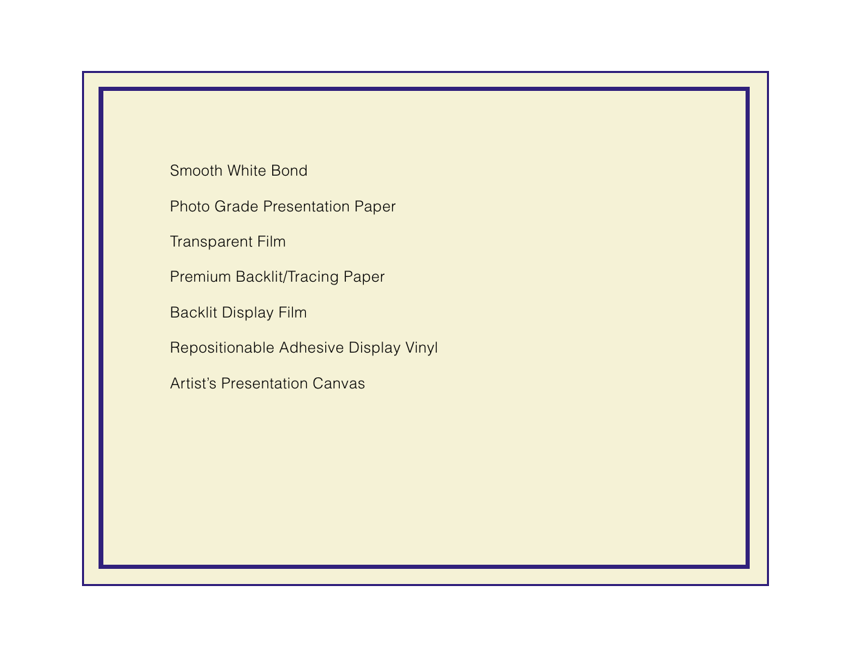 Media types | Tektronix Phaser 600 User Manual | Page 186 / 798