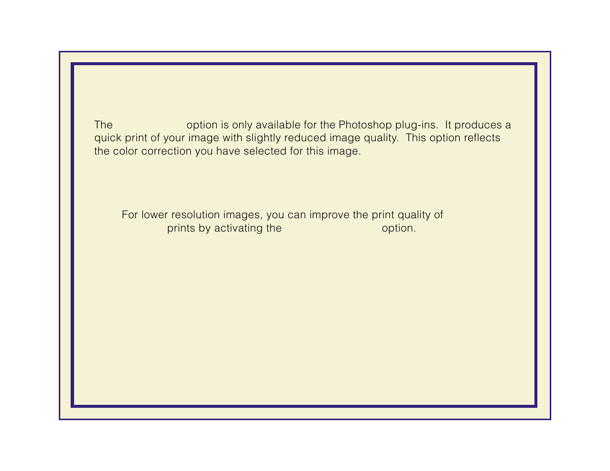 Fast preview, Hints | Tektronix Phaser 600 User Manual | Page 250 / 798