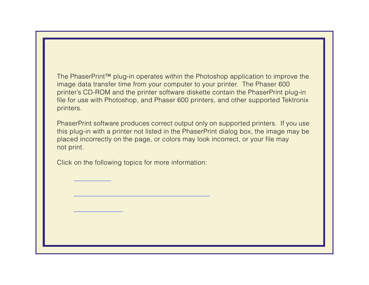 Overview | Tektronix Phaser 600 User Manual | Page 335 / 798