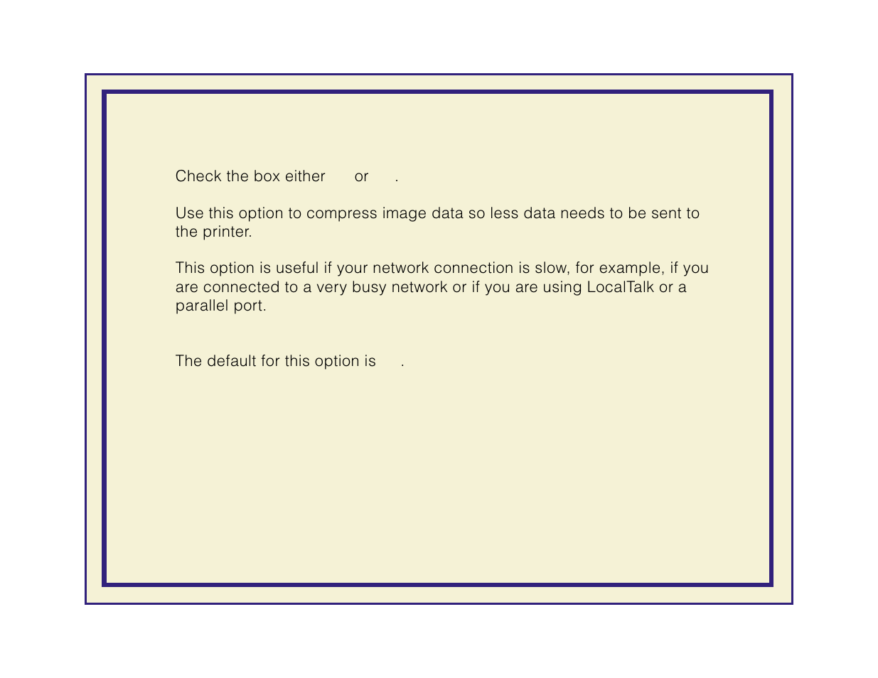 Compress image data | Tektronix Phaser 600 User Manual | Page 358 / 798