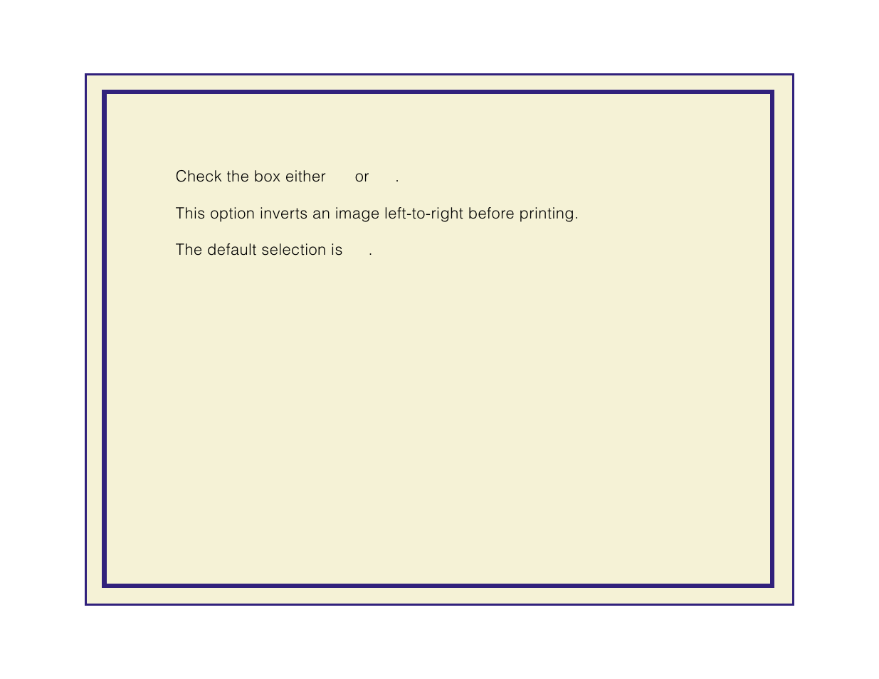 Mirror print | Tektronix Phaser 600 User Manual | Page 363 / 798