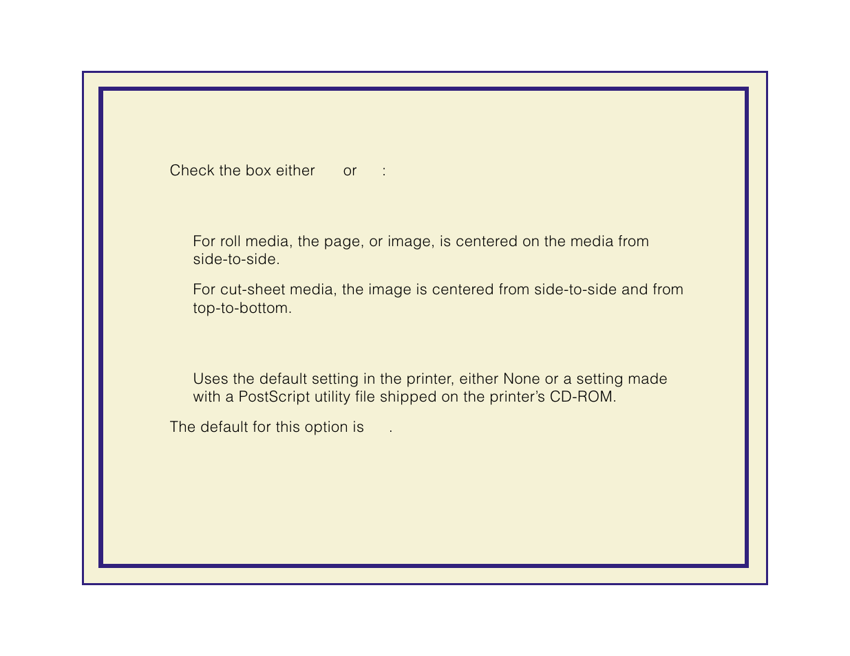 Center page | Tektronix Phaser 600 User Manual | Page 364 / 798