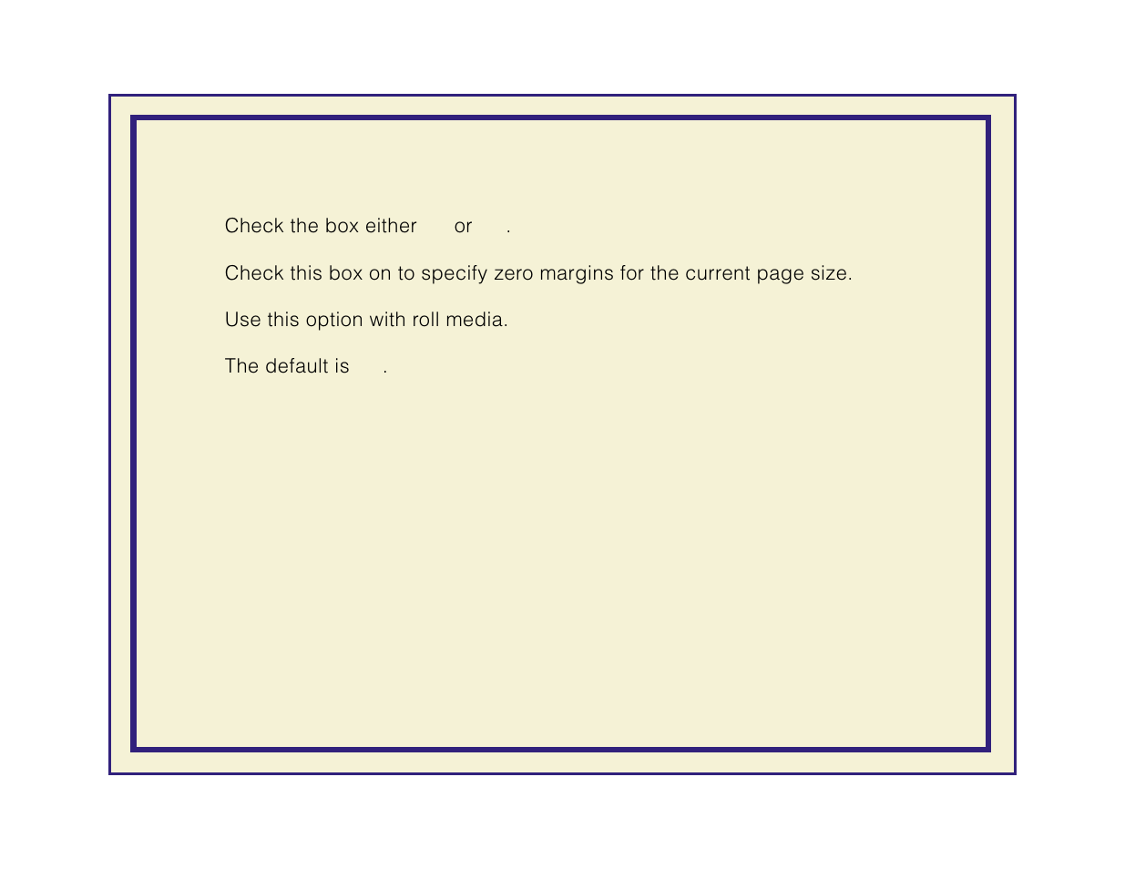 No margins | Tektronix Phaser 600 User Manual | Page 365 / 798