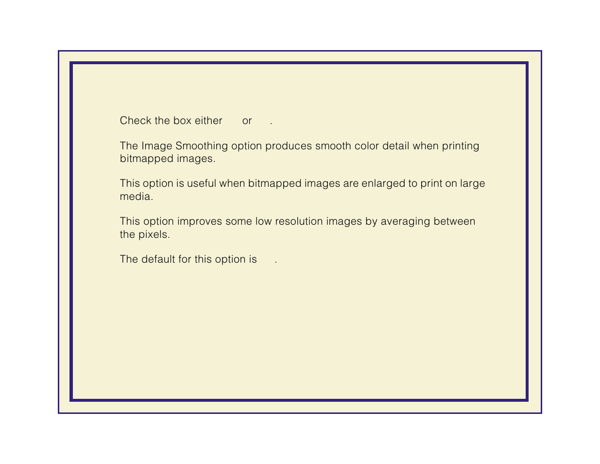 Image smoothing | Tektronix Phaser 600 User Manual | Page 366 / 798