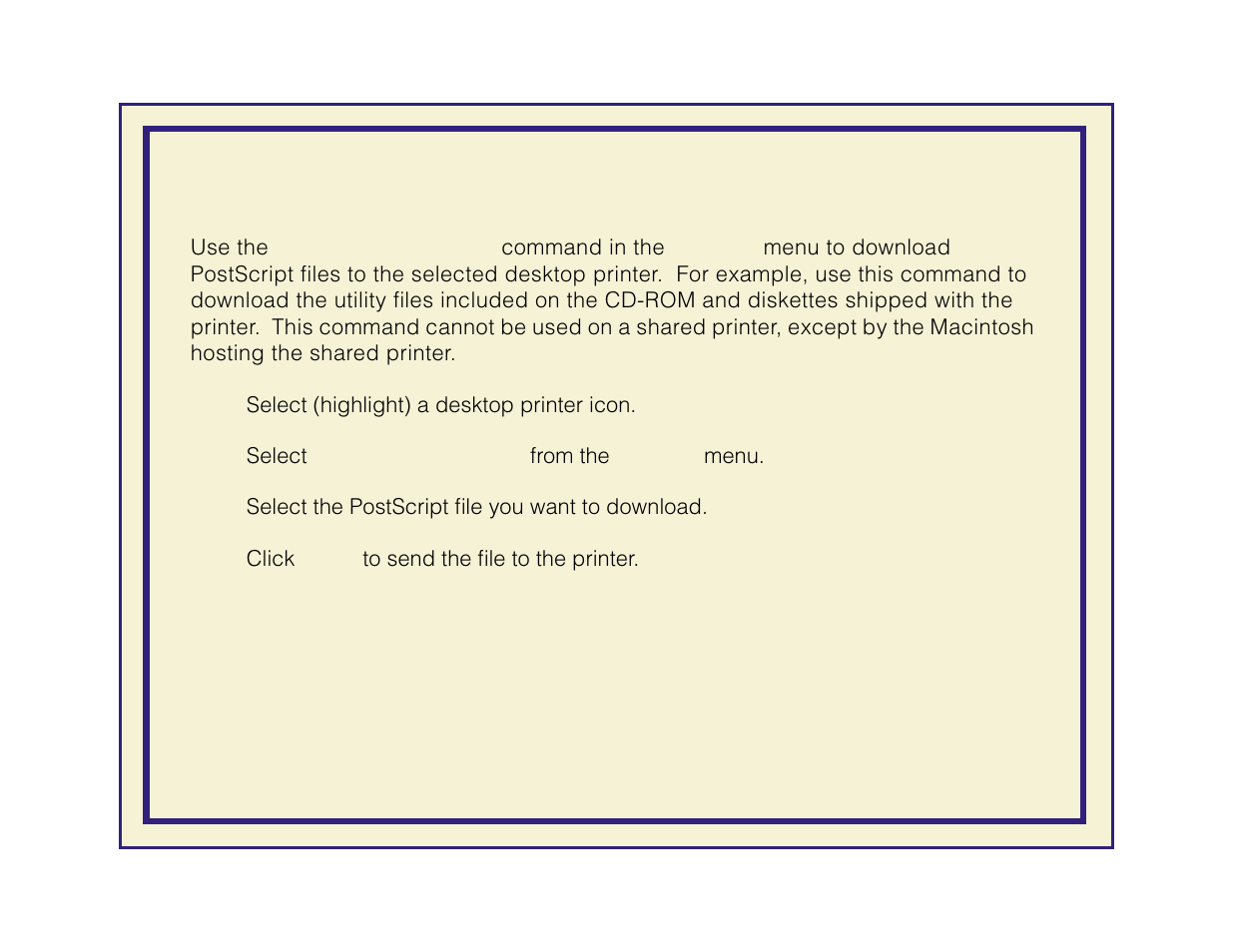 Download postscript files | Tektronix Phaser 600 User Manual | Page 397 / 798