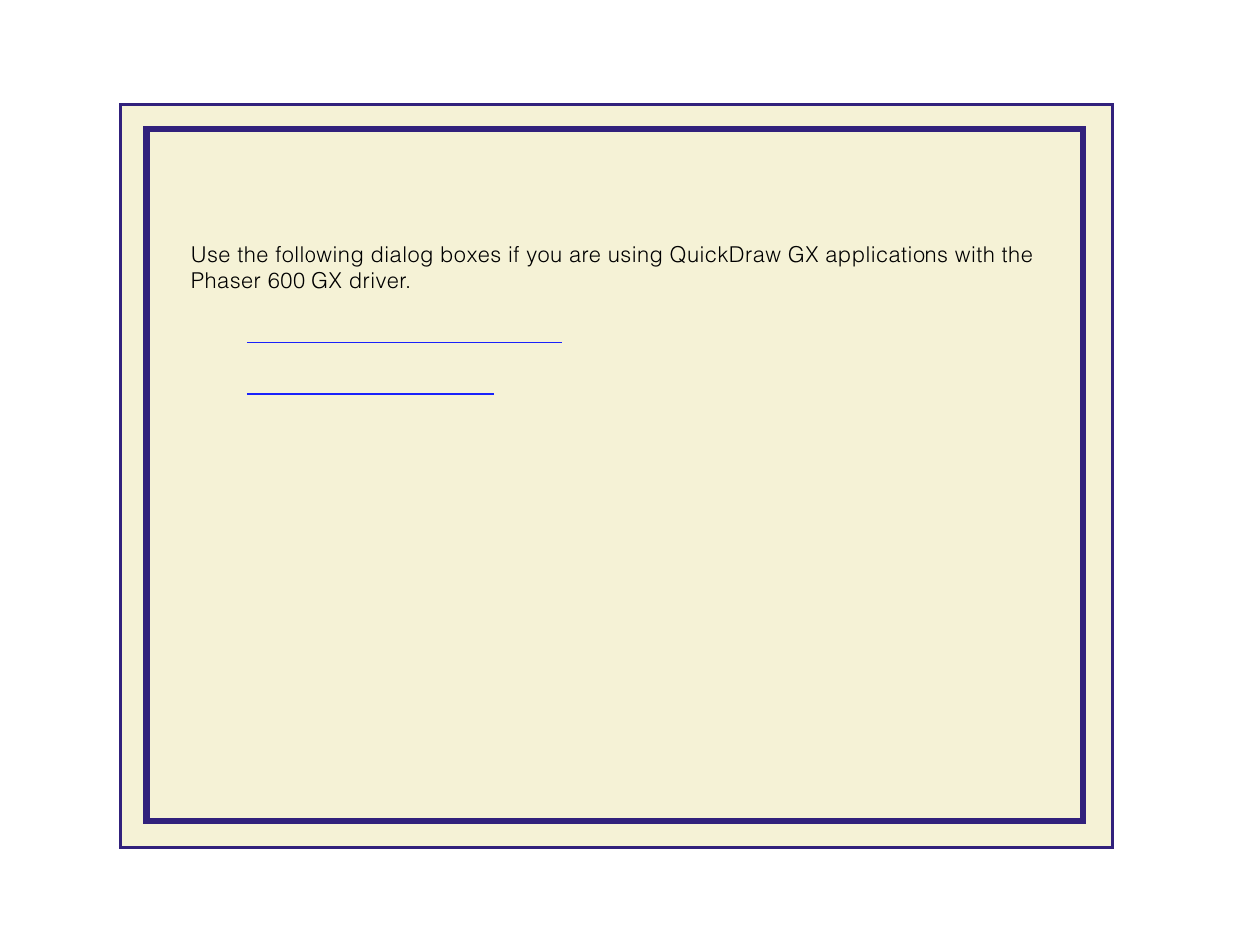 Printing from quickdraw gx applications | Tektronix Phaser 600 User Manual | Page 400 / 798