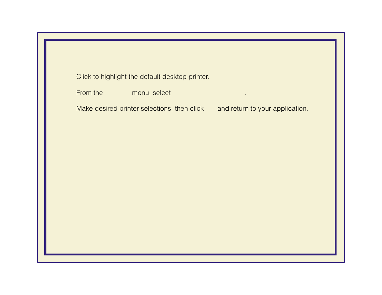 Changing a desktop printer’s default selections | Tektronix Phaser 600 User Manual | Page 405 / 798