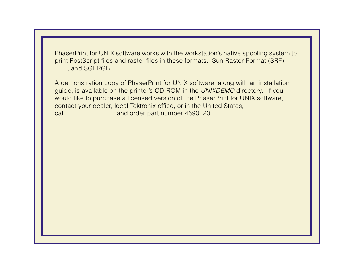 Tektronix Phaser 600 User Manual | Page 422 / 798