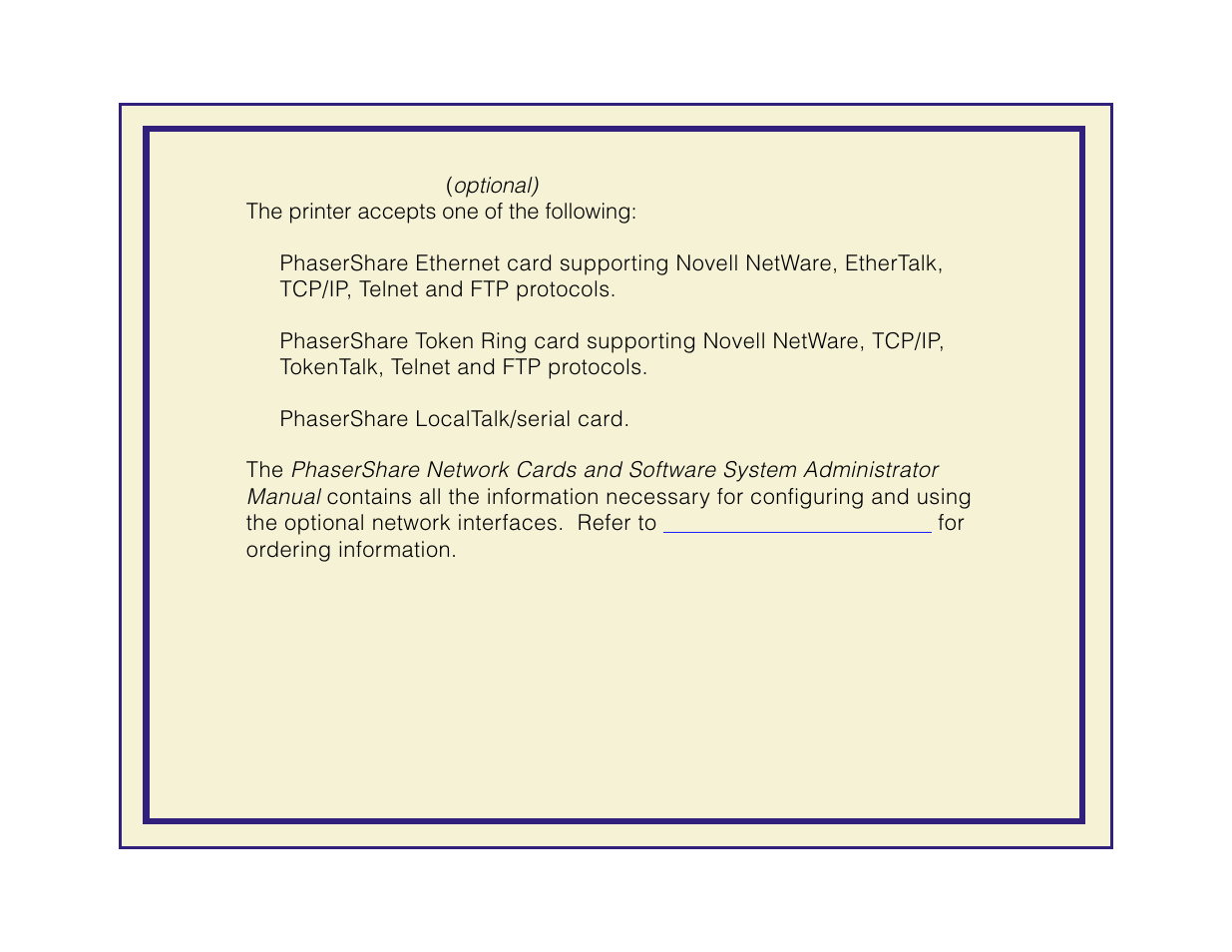 Tektronix Phaser 600 User Manual | Page 47 / 798