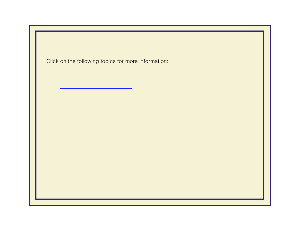 Selecting, Click on the following topics for more information | Tektronix Phaser 600 User Manual | Page 472 / 798