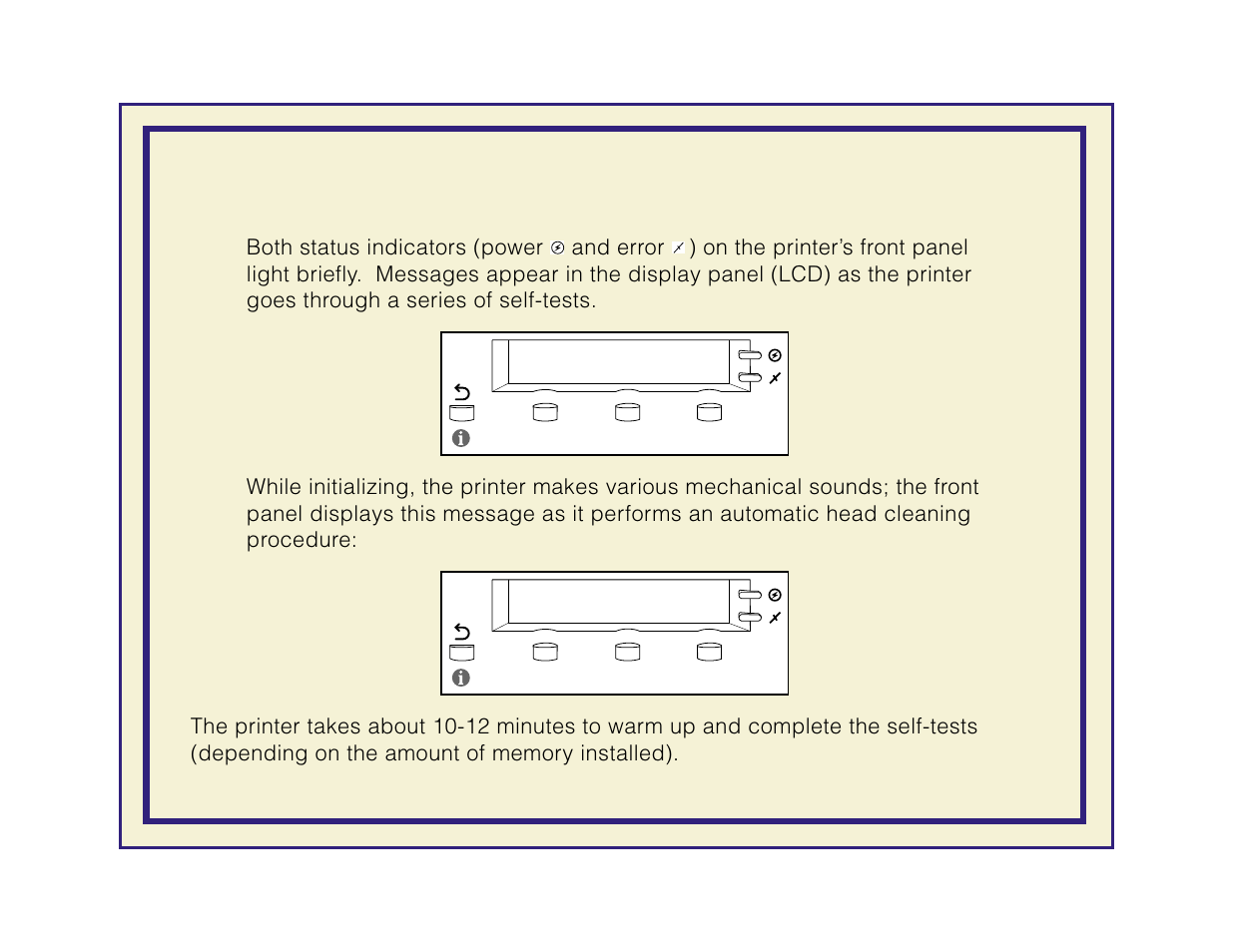 What happens at power-up | Tektronix Phaser 600 User Manual | Page 51 / 798